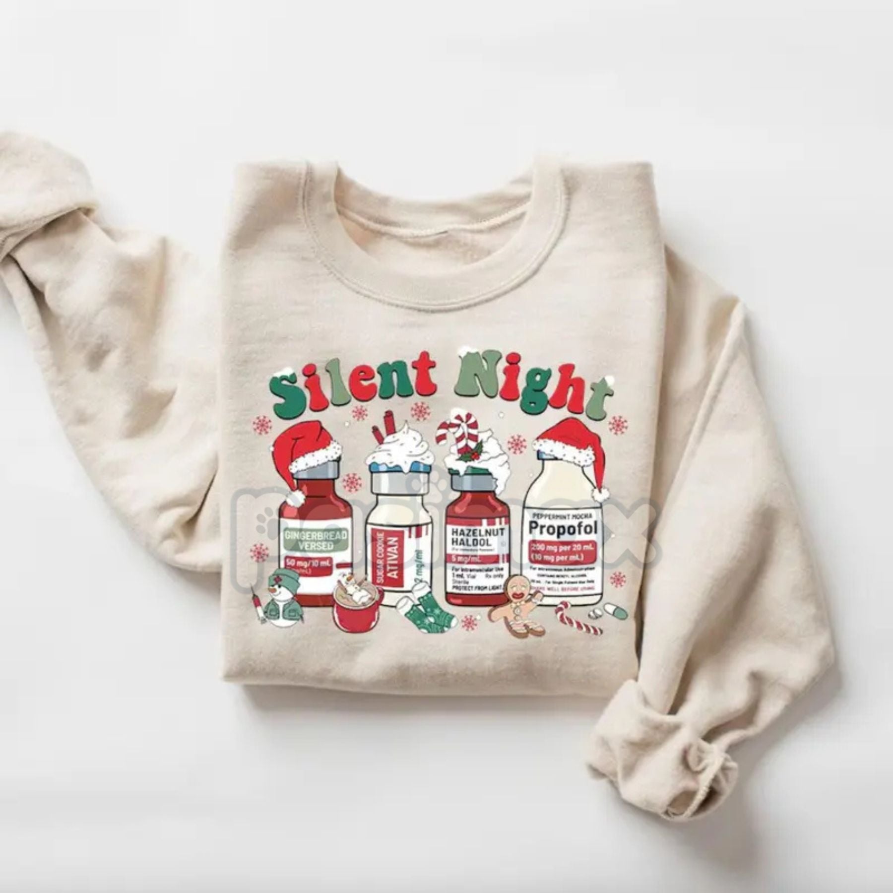 Pasimax Medical Staff Holiday Hustle Sweatshirt — lifestyle context