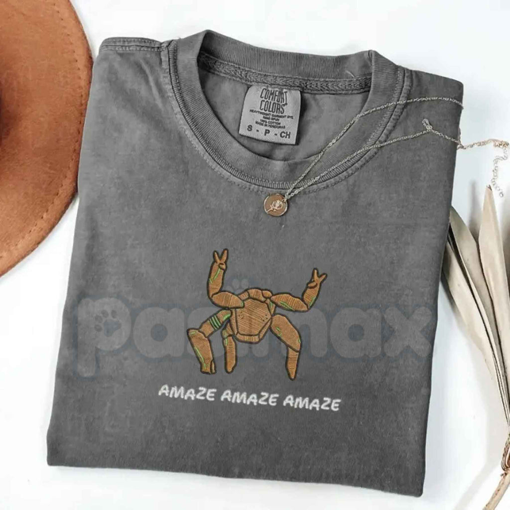 Embroidered Amaze Rocky Alien Comfort Colors T-Shirt – Project Hail Mary Sci-Fi Tee