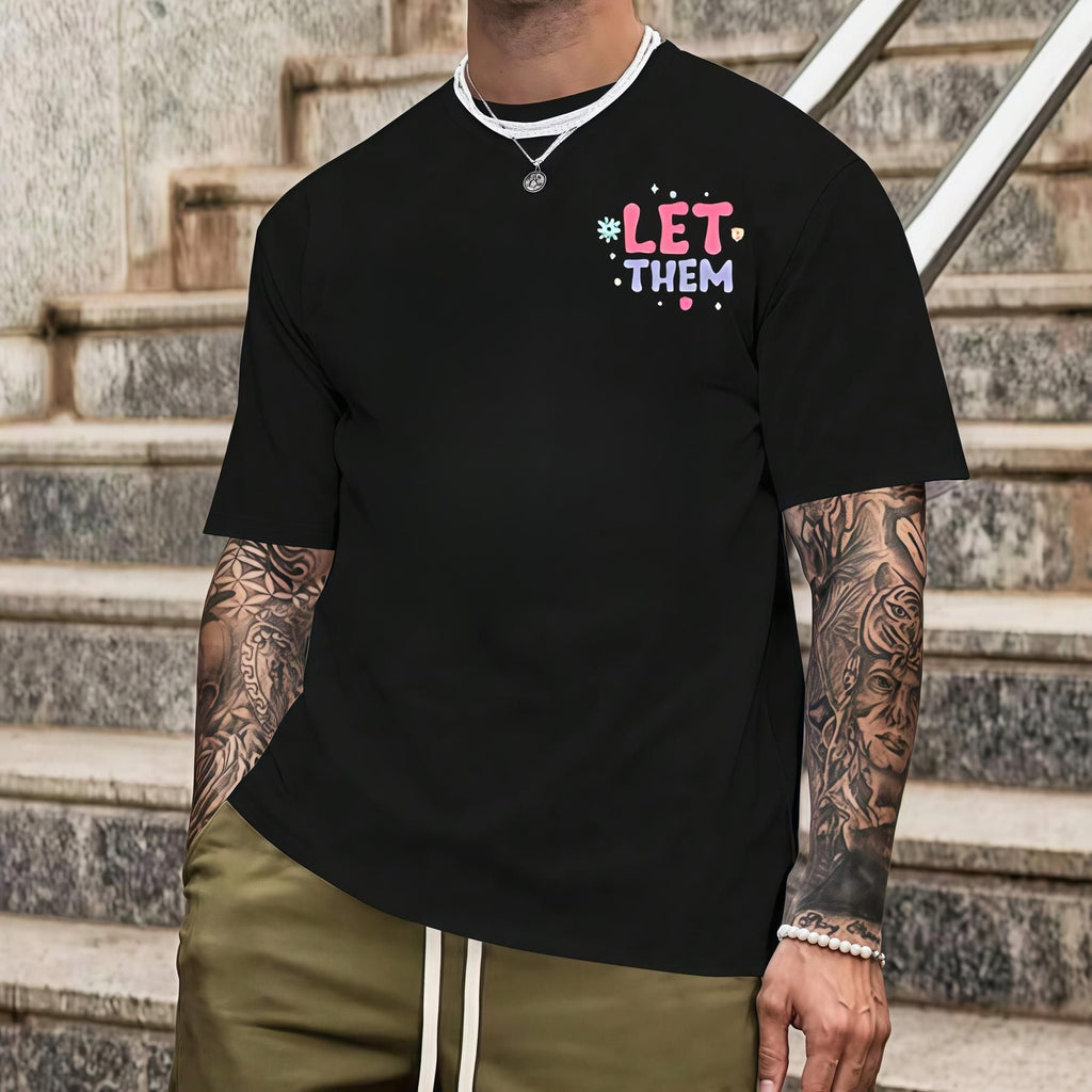 Pasimax "Let Them" Inspirational Shirt — detail close-up