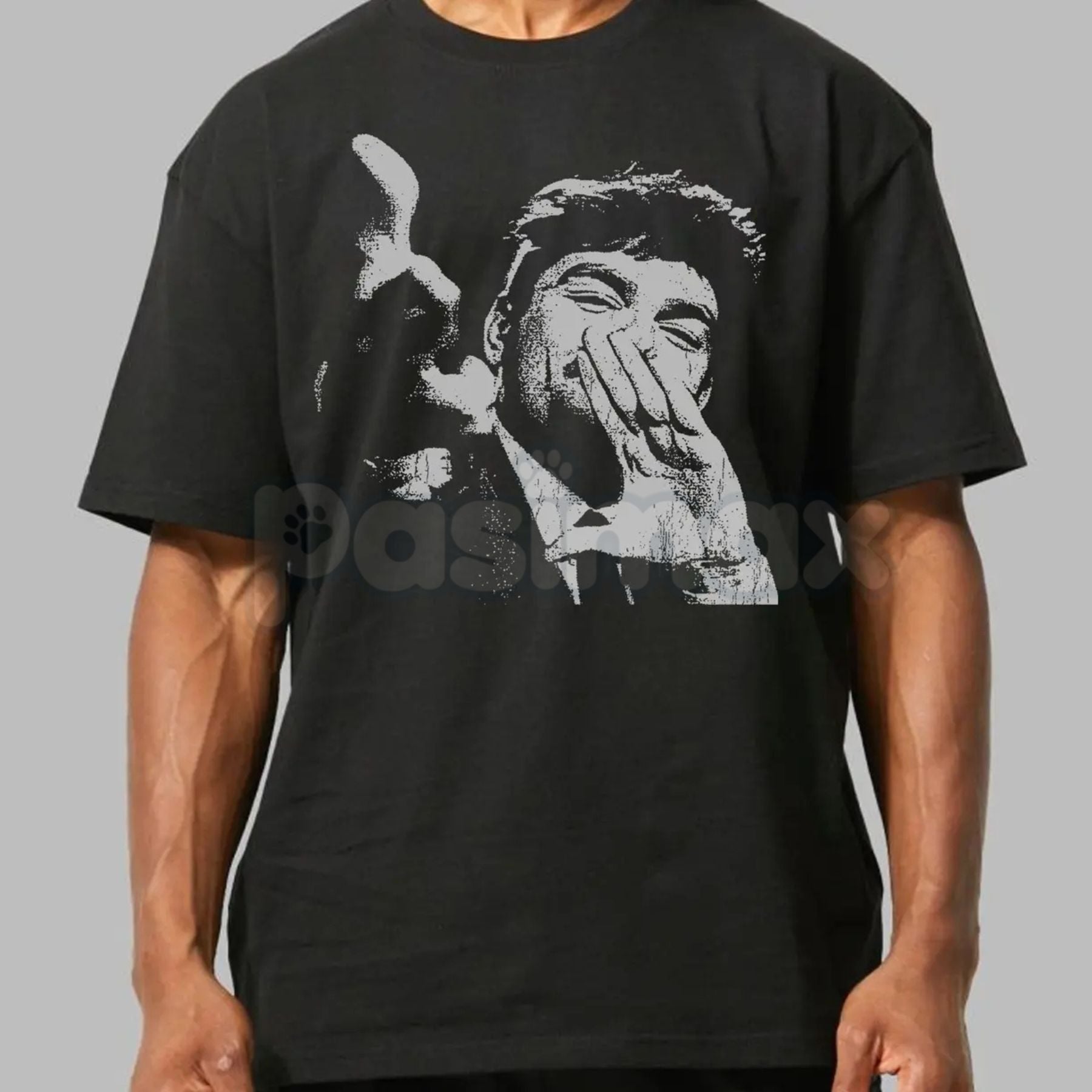 Pasimax Fuentes Wanghaf Concept T-Shirt - Avant-Garde Unisex Streetwear, Minimalist Slogan Tee, Exclusive Modern Apparel Gift