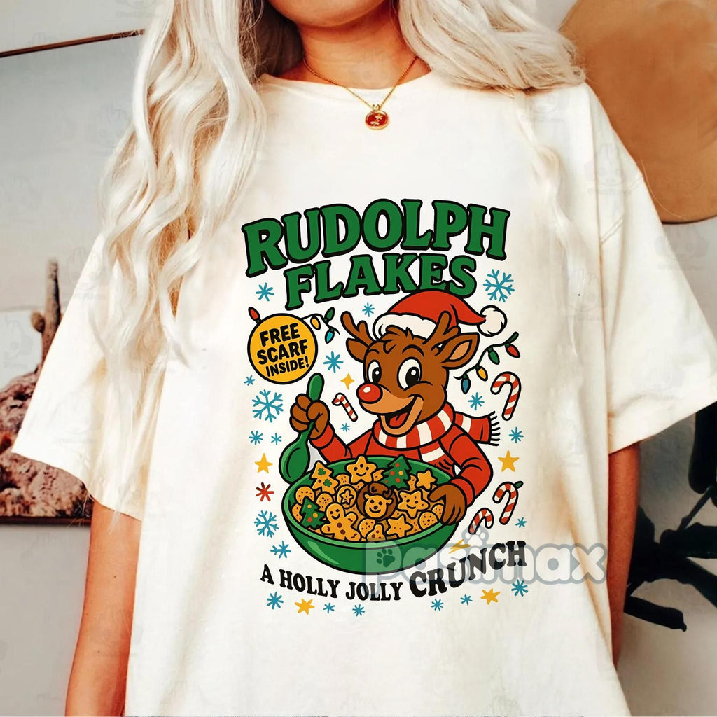 Pasimax "Cereal Christmas Movies" T-Shirt — back view
