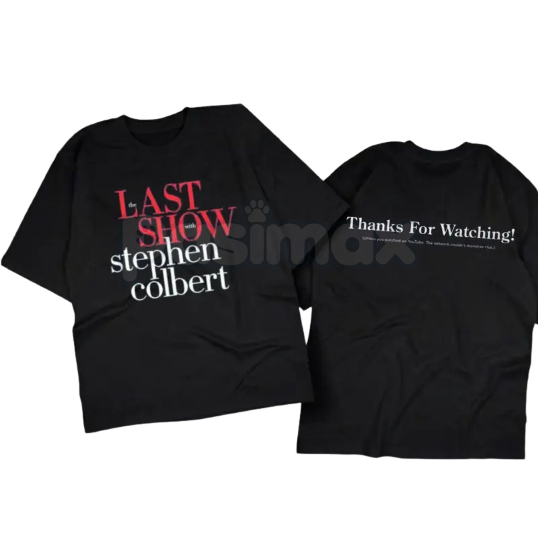 "Late Night Show Parody" Funny T-Shirt – Double-Sided TV Host Graphic Tee, Premium 100% Cotton Pop Culture Humor Top, Soft Lived-In Heavyweight Broadcast Style Shirt, Made in USA
