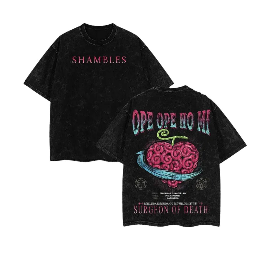 Pasimax Devil Fruit One Piece Washed Tee — lifestyle context
