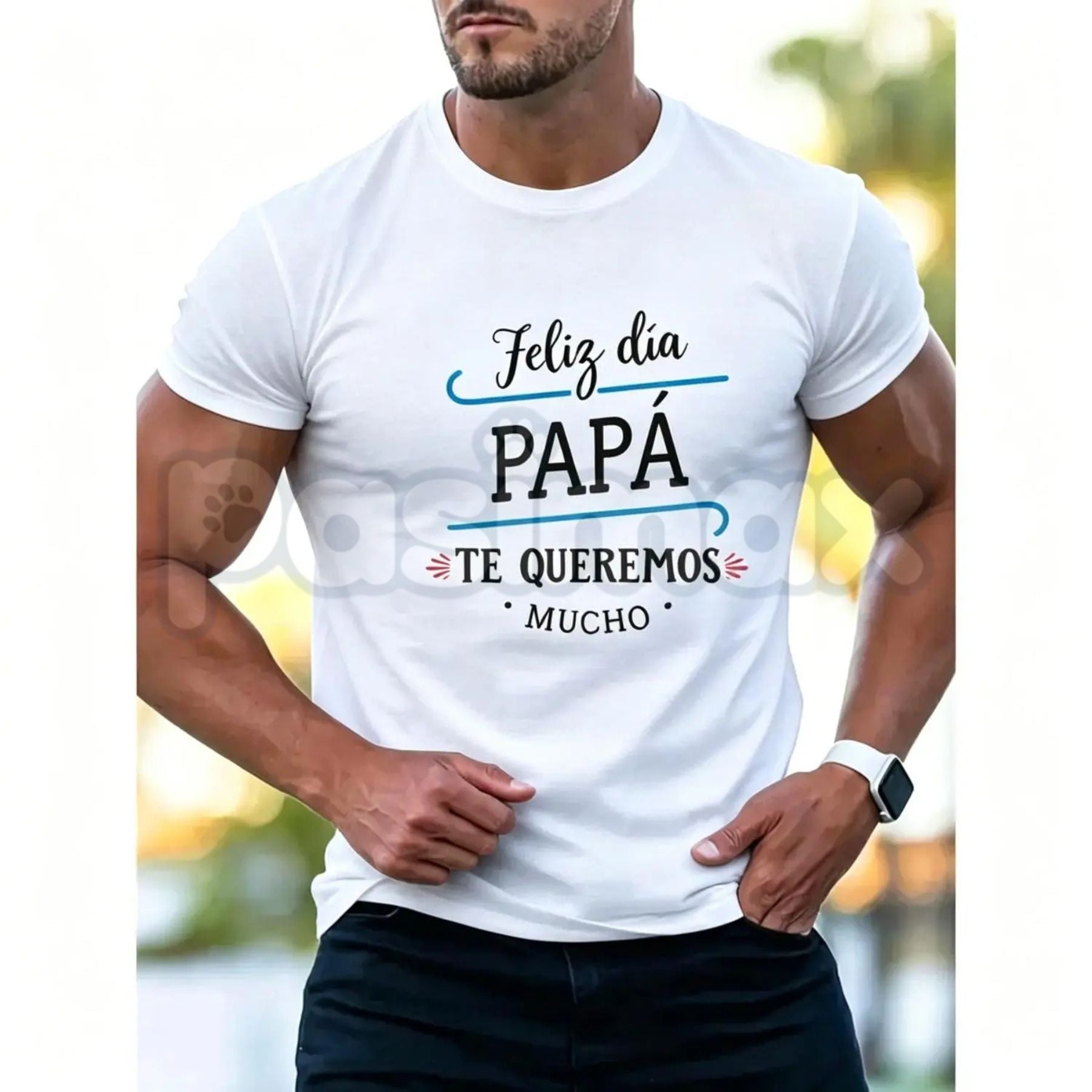 Spanish "Feliz Día Papá" T-Shirt – Latino Father's Day Graphic Tee