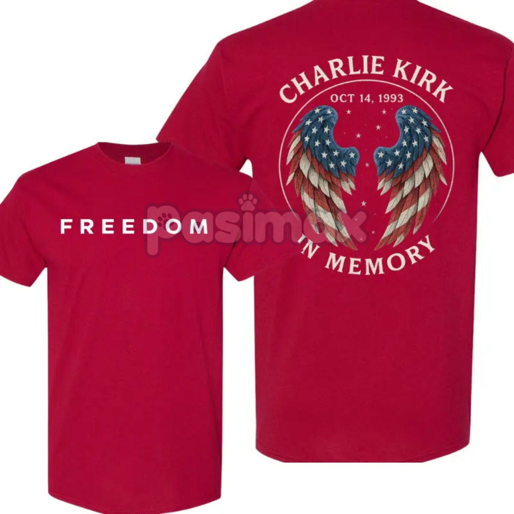 Pasimax CJK Day Freedom Shirt — detail close-up