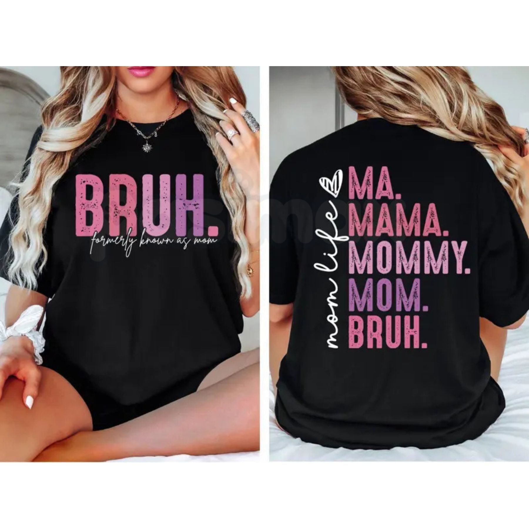 Bruh Formerly Known as Mom Sweatshirt – Funny Mama Mommy Mom Bruh Hoodie & Sarcastic T-Shirt