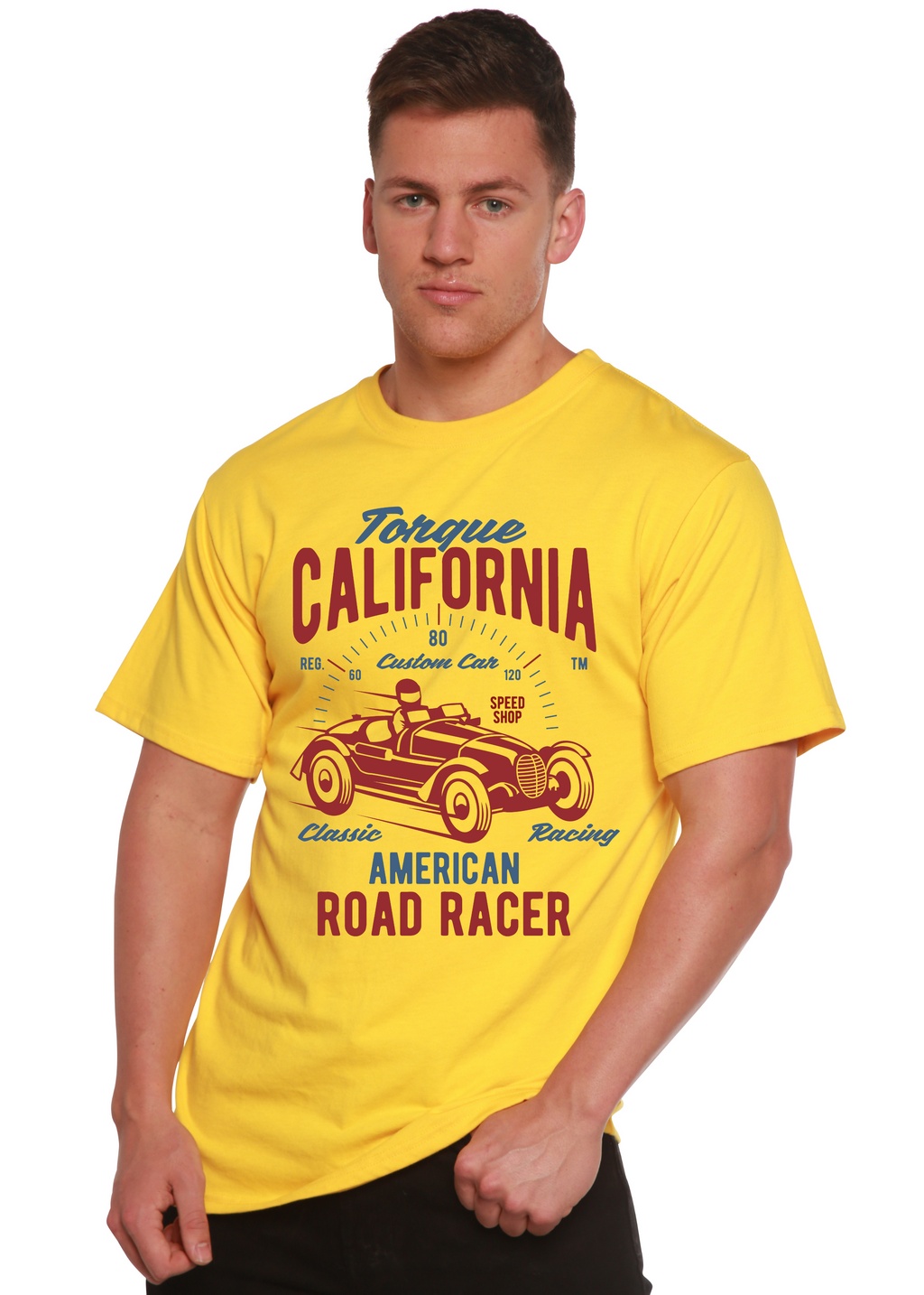 Spun Bamboo Torque California Spun Bamboo® Men's Bamboo Viscose/Organic Cotton Short Sleeve Graphic T-Shirt — side view