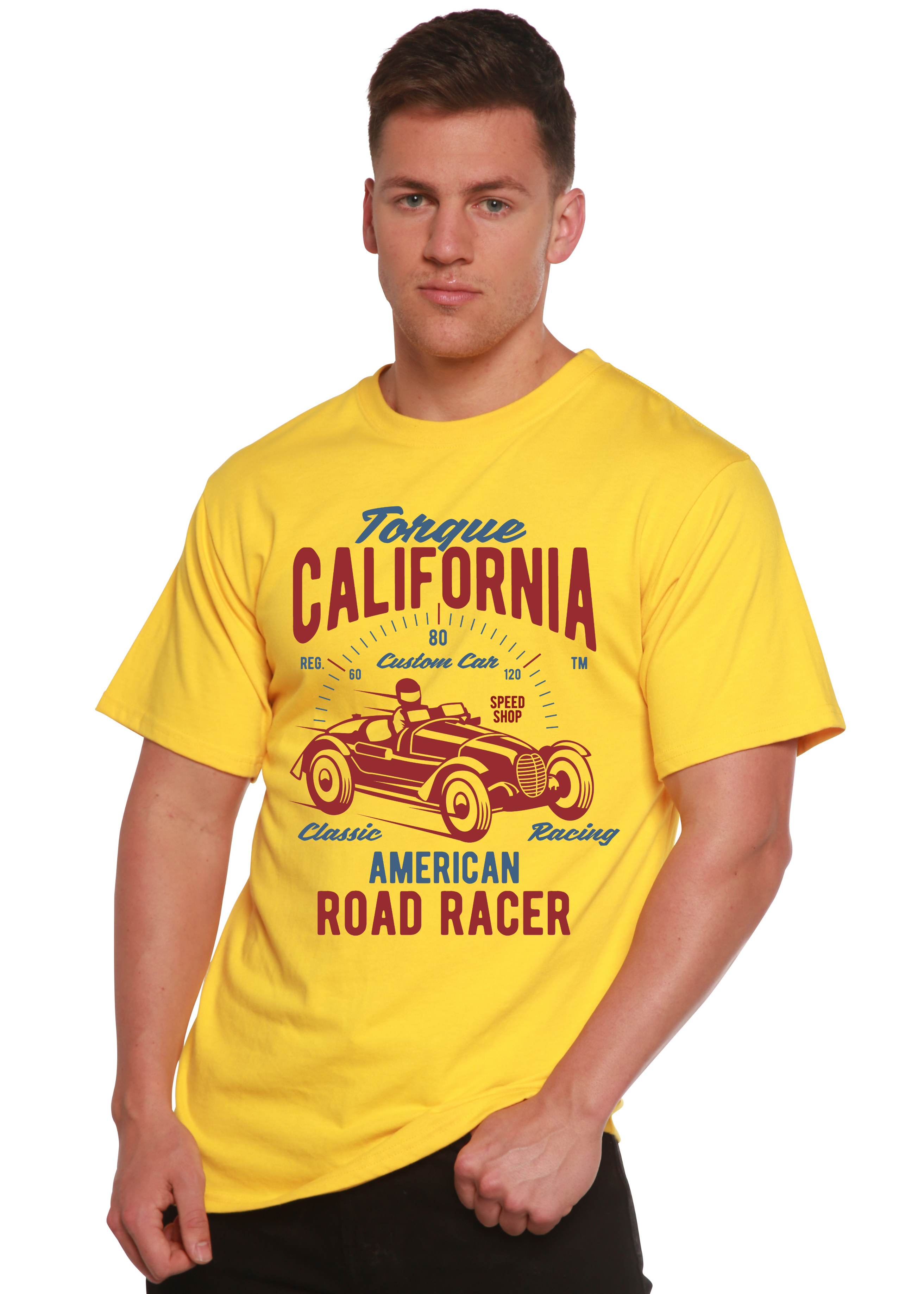 Spun Bamboo Torque California Spun Bamboo® Men's Bamboo Viscose/Organic Cotton Short Sleeve Graphic T-Shirt — side view