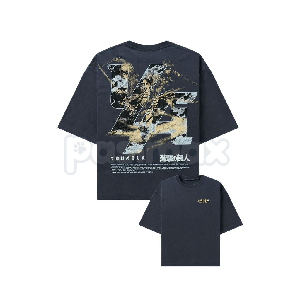 Pasimax Attack on Titan Anime T-Shirt (Shiganshina) - Titans Horror Graphic Tee, Themed AOT Fan Apparel, Freedom Seeker Gift 