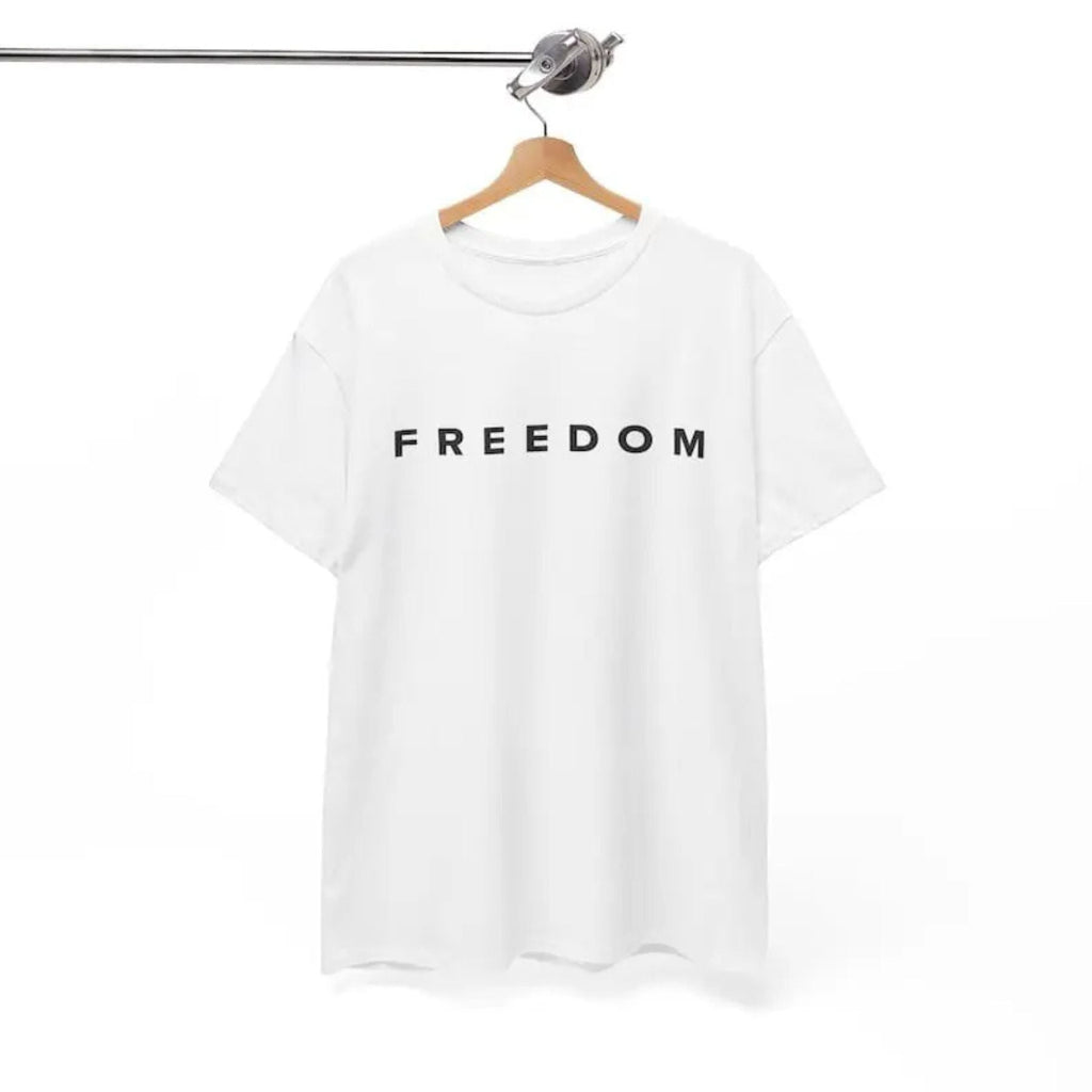 Pasimax Charlie Kirk "Justice & Freedom" T-Shirt — detail close-up