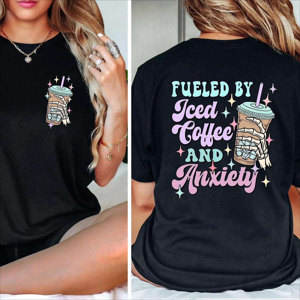 Pasimax "Iced Coffee" Self-Care T-Shirt — detail close-up