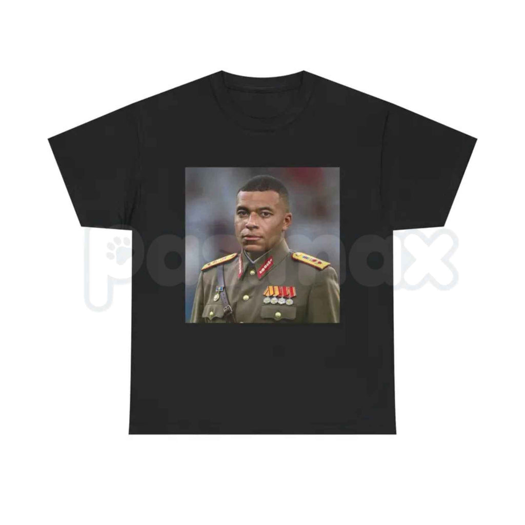 Dictator Mbappe T-Shirt – Funny Football Meme Graphic Tee, Humorous Kylian Mbappe Sarcastic Unisex Soccer Shirt