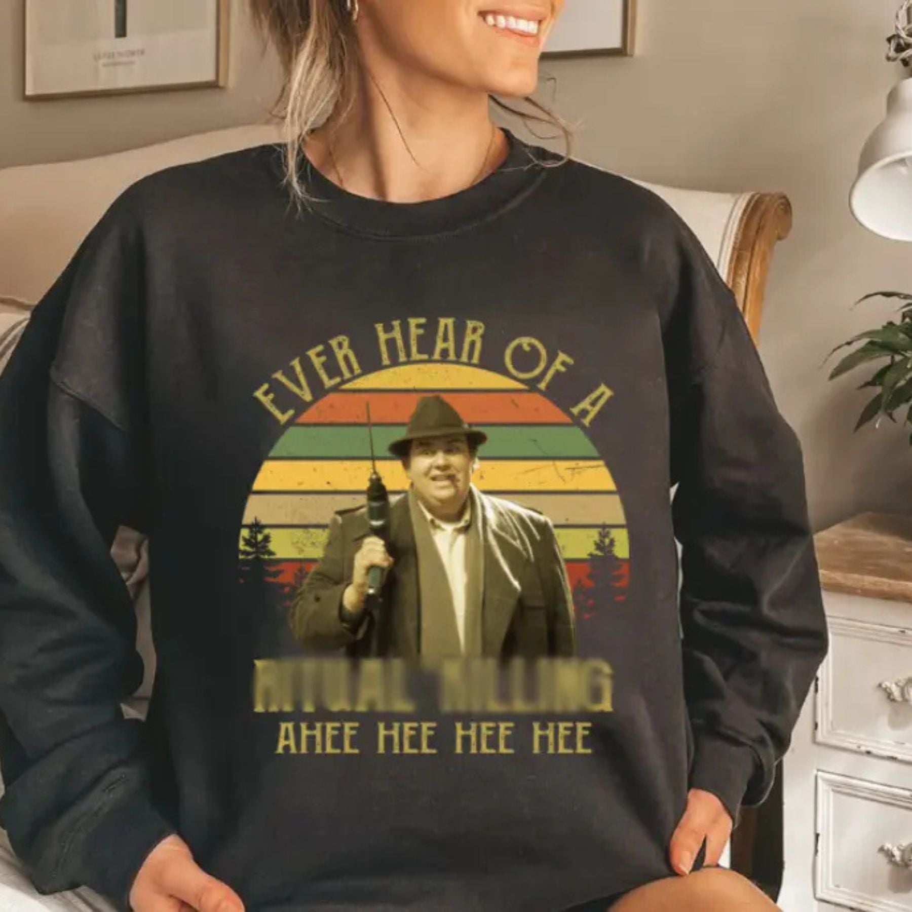 Pasimax Vintage Trending Gift Sweatshirt — detail close-up