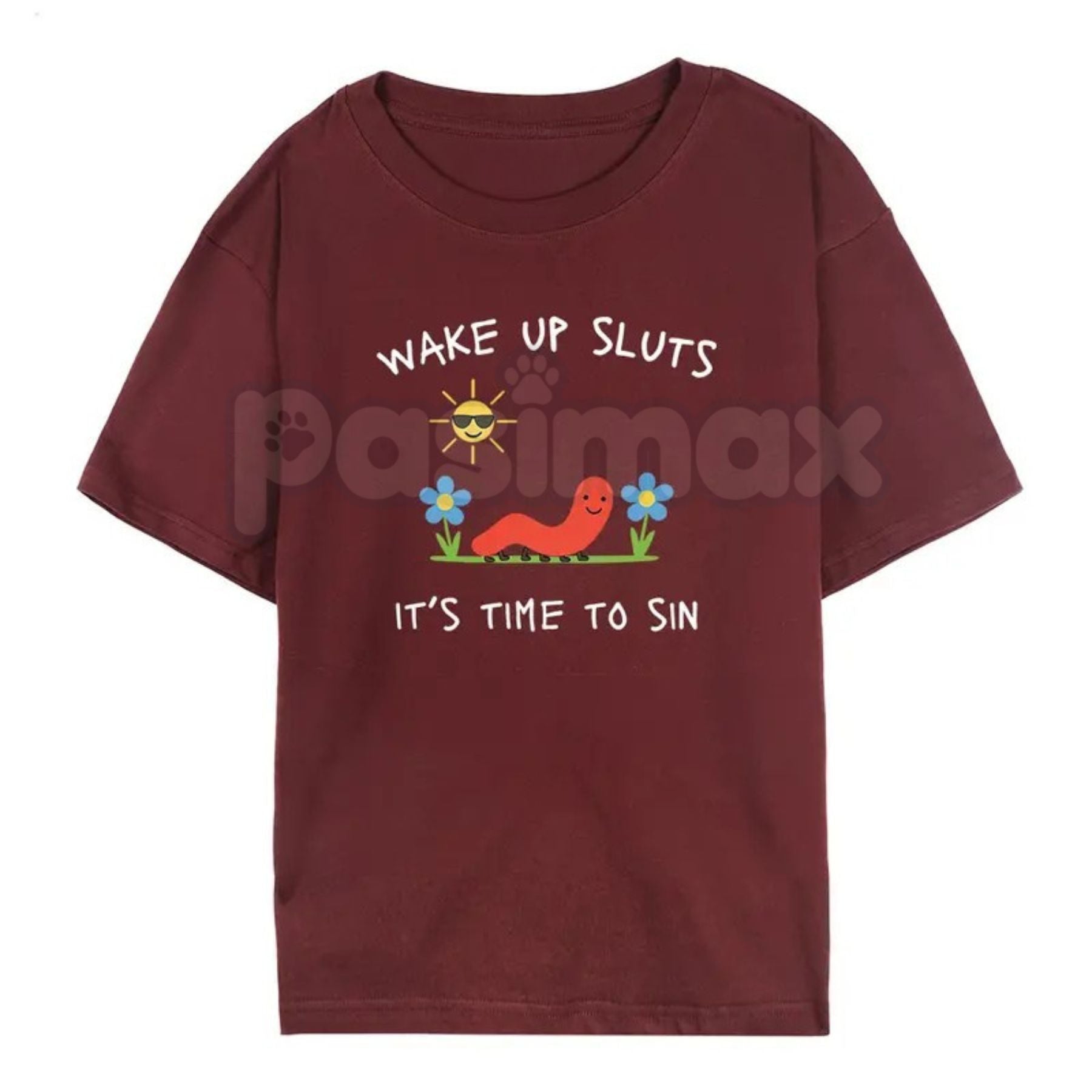 "Wake Up Slts" Funny Animal T-Shirt – Viral Meme Graphic Tee, Premium 100% Cotton Ironic Animal Top, Soft Lived-In Heavyweight Absurdist Humor Shirt, Made in USA