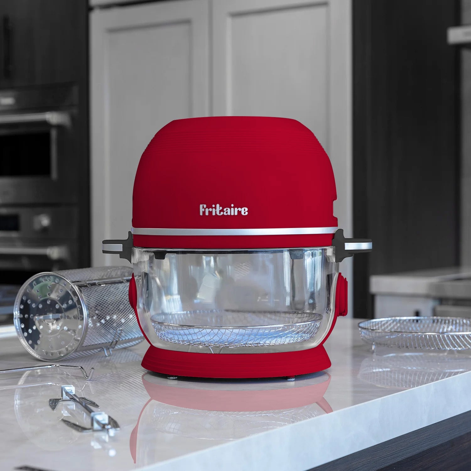 Self-Cleaning Air Fryer™ & Non-Toxic Air Fryer™ - Cherry – Fritaire, view 2