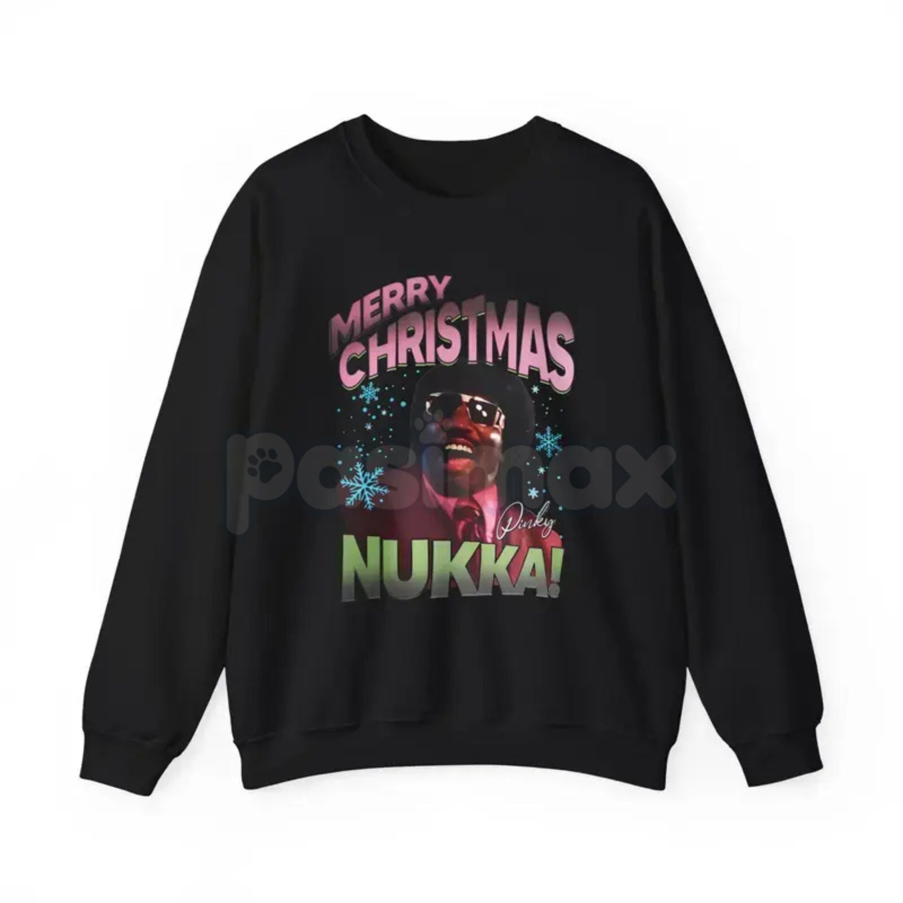 Pasimax Merry Christmas Nukka Sweatshirt | Friday After Next Movie Quote Holiday Comedy Gift | Unisex Crewneck Fleece Jumper 