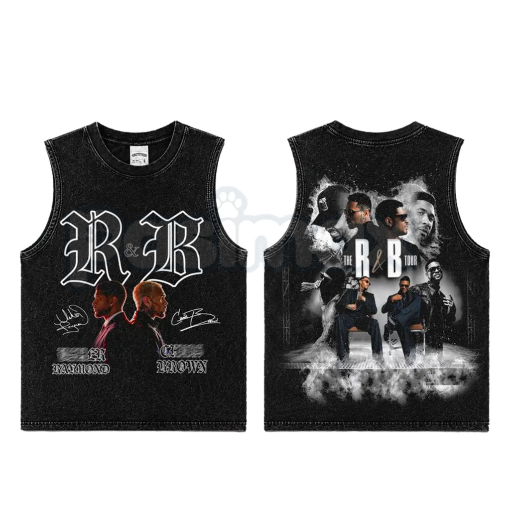 The R&B Tour 2026 Raymond & Brown T-Shirt & Tank Top – Premium Acid Washed Concert Graphic Apparel, Vintage Tour Lightweight Cotton Merch