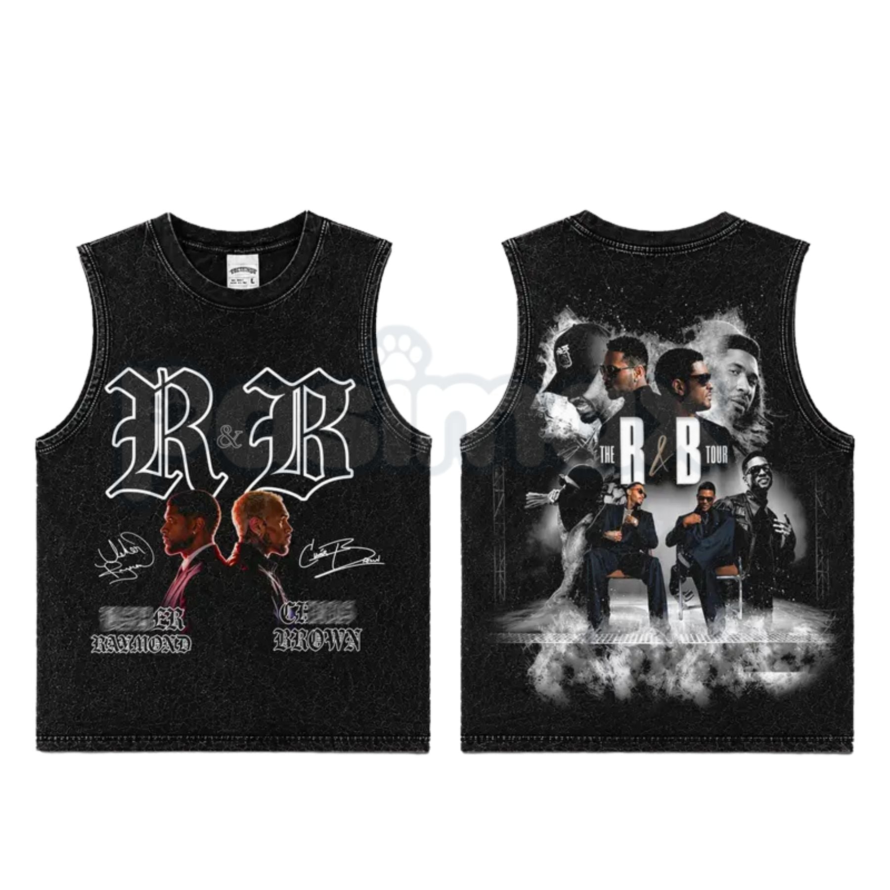 The R&B Tour 2026 Raymond & Brown T-Shirt & Tank Top – Premium Acid Washed Concert Graphic Apparel, Vintage Tour Lightweight Cotton Merch