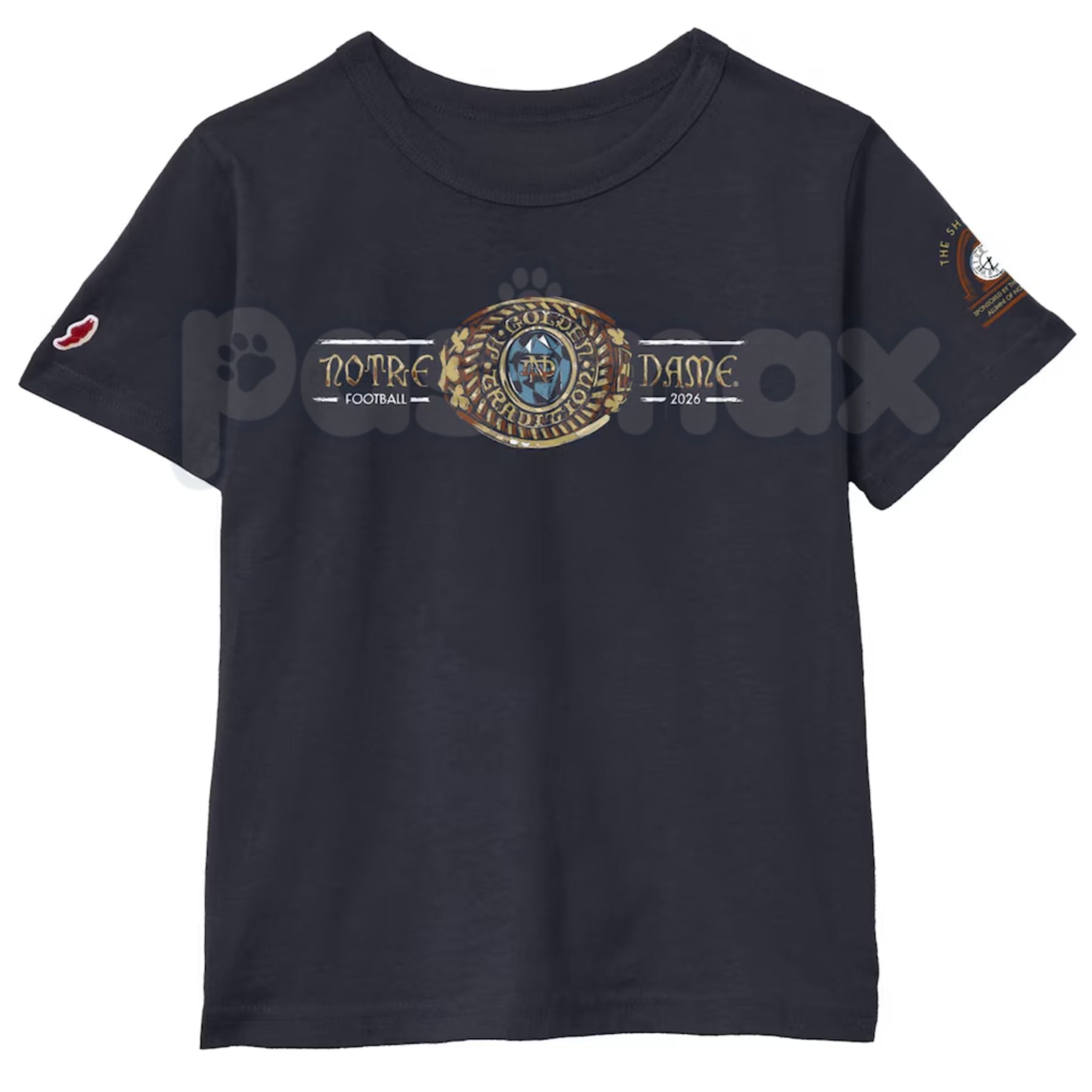 Toddler Notre Dame "The Shirt" 2026 – Official Collegiate Wear Navy Fighting Irish Tee, Premium 100% Cotton ND Football Graphic Top, Soft Lived-In Heavyweight Youth Fan Shirt, Made in USA