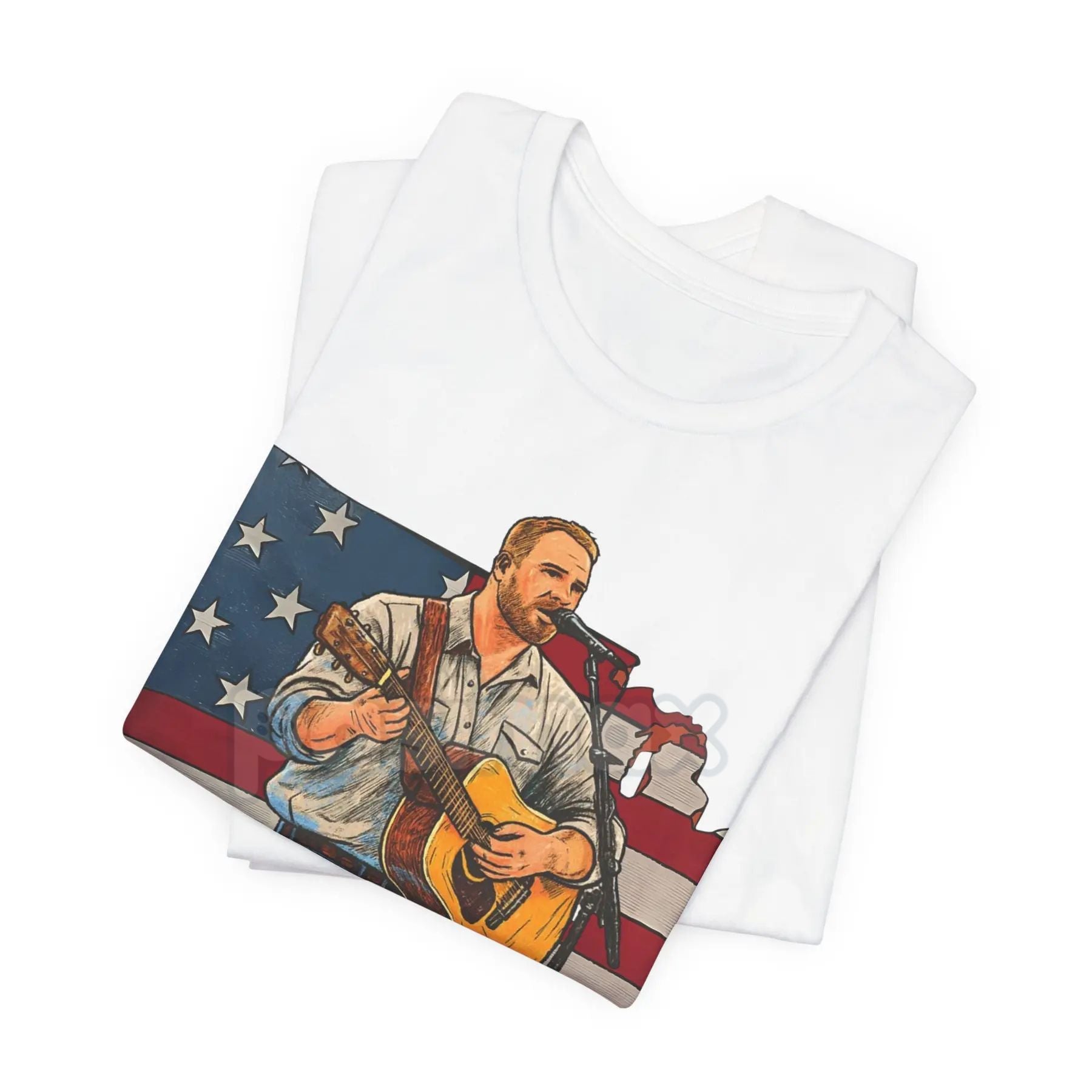 Pasimax ZB Country Music Shirt - Breathable Folk Rock Tee, Zach Bryan Fan Apparel, Unisex Concert Graphic T-Shirt — detail cl