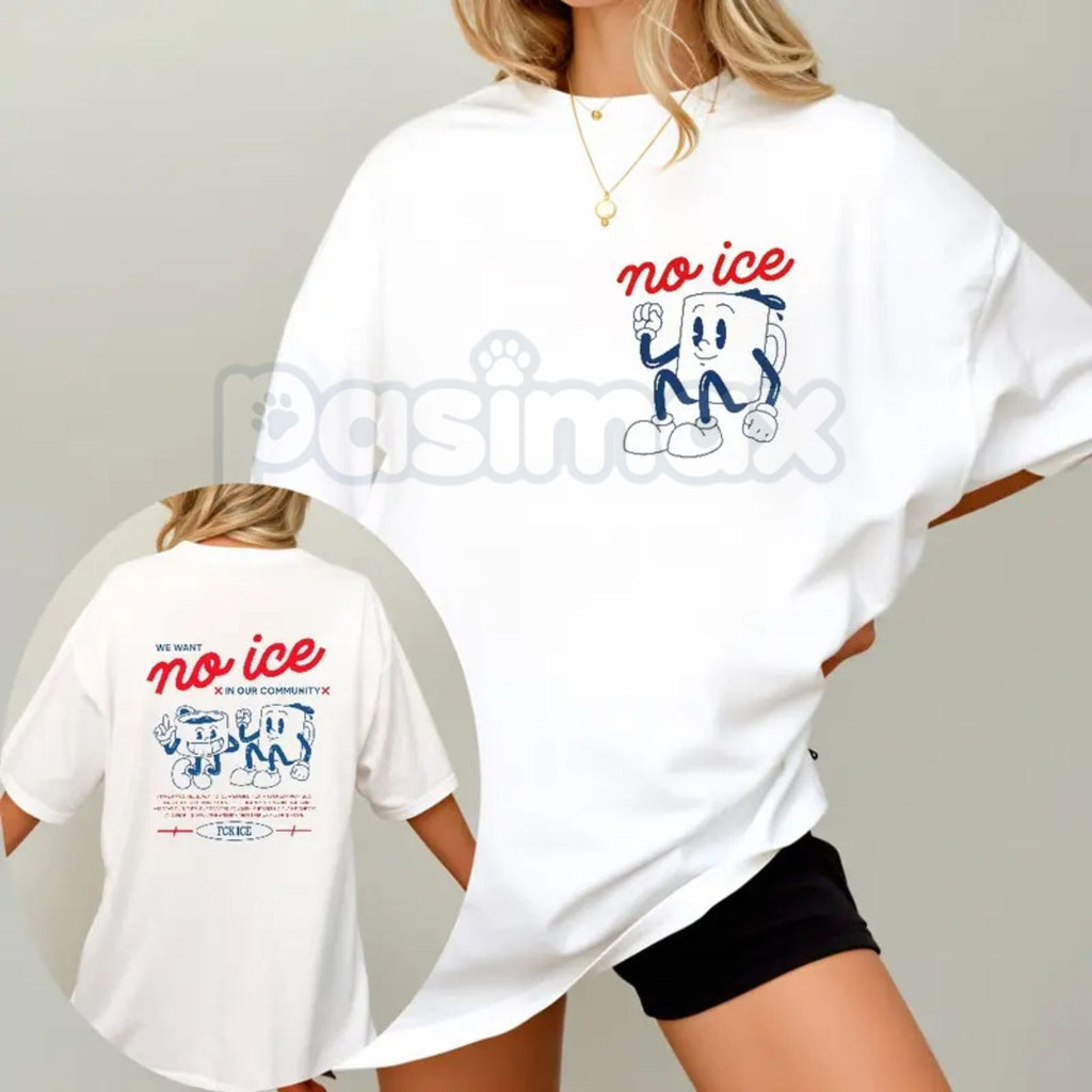 Pasimax Retro Abolish ICE T-Shirt - Vintage Style Human Rights Graphic Tee, Social Justice Protest Shirt, Premium Heavyweight