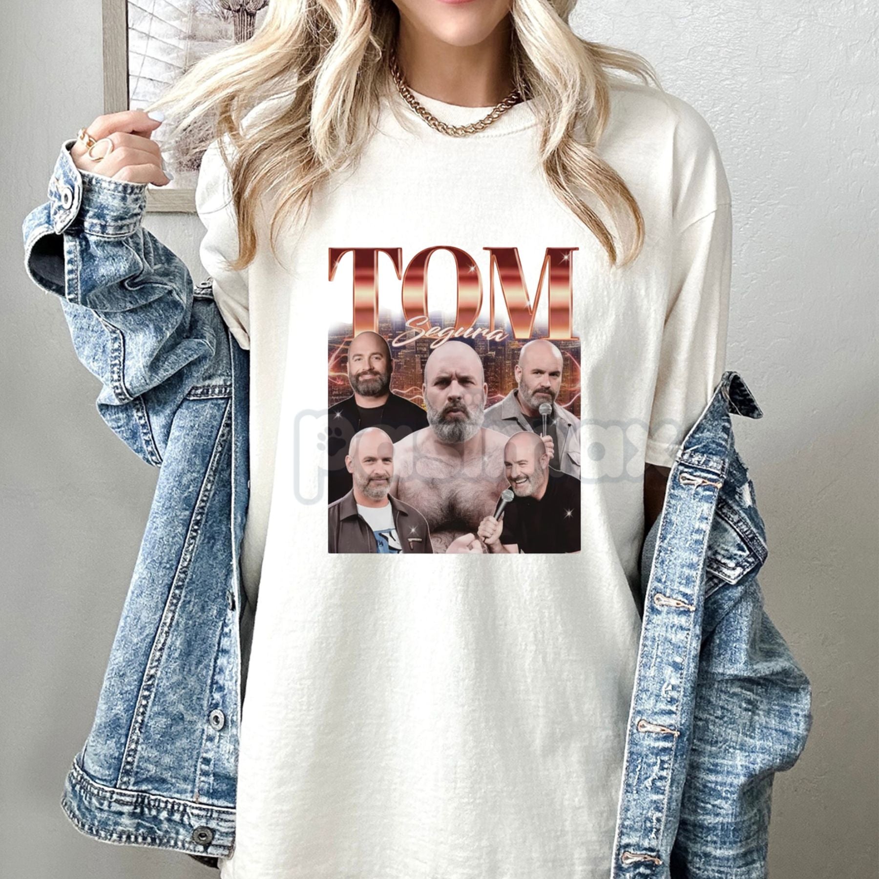 Pasimax Retro TOM SEGURA Homage T-Shirt - Comedian Stand-Up Star Tee, Vintage Tom Segura Fan Merch, Unisex Comedy Streetwear 