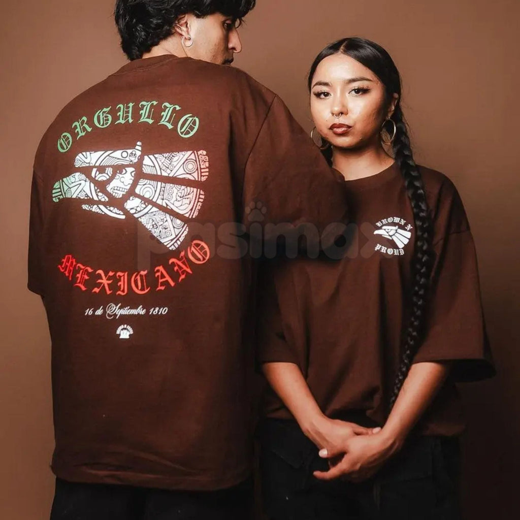 Pasimax Exclusive ORGULLO MEXICANO T-Shirt - Mexican Pride Slogan Tee, Viva México Graphic, Unisex Heritage Apparel — detail 