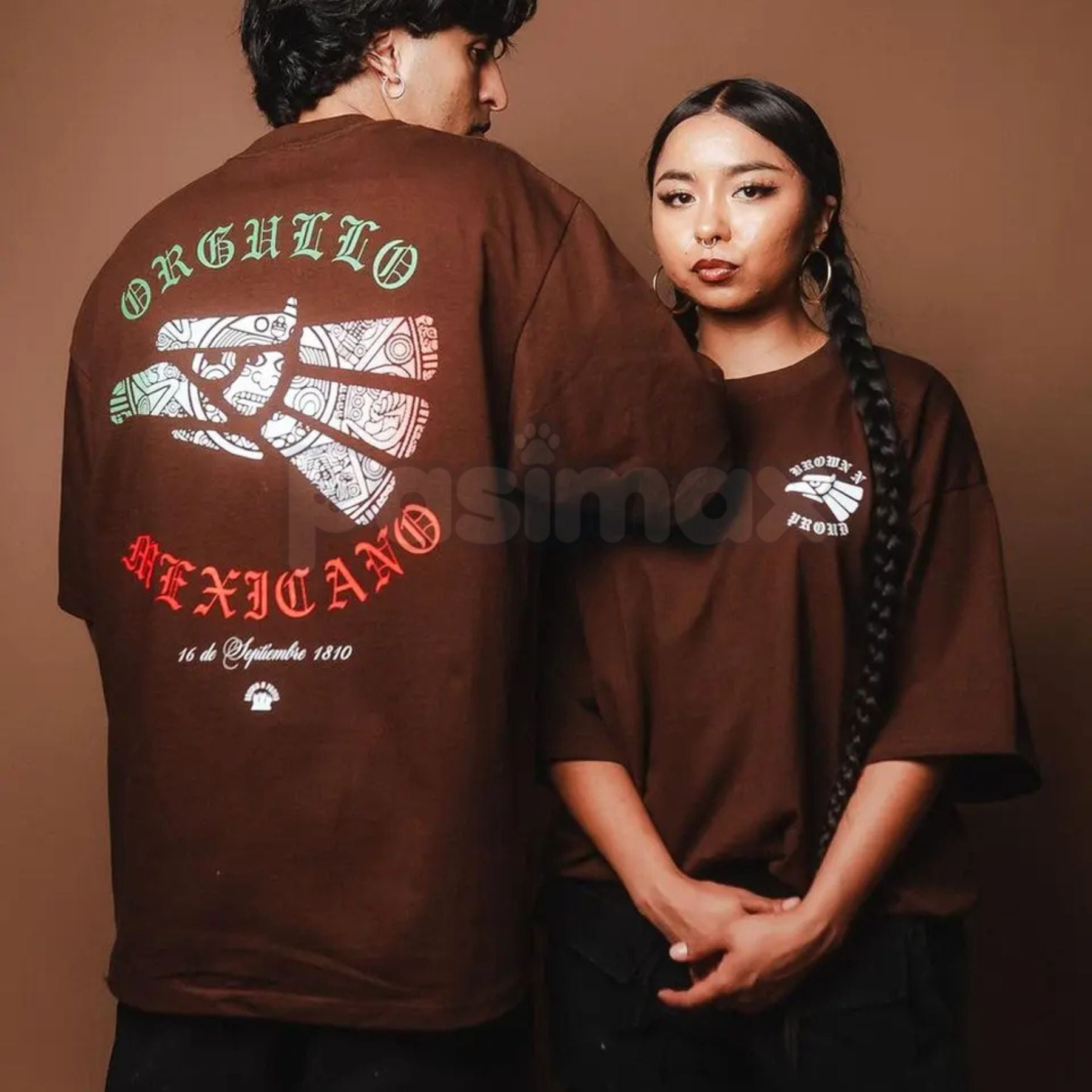Pasimax Exclusive ORGULLO MEXICANO T-Shirt - Mexican Pride Slogan Tee, Viva México Graphic, Unisex Heritage Apparel — detail 