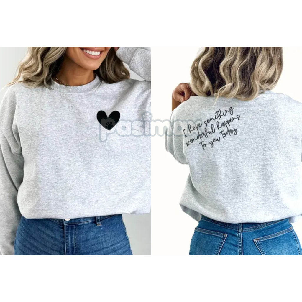 Pasimax High-Quality Crewneck Sweatshirt — detail close-up