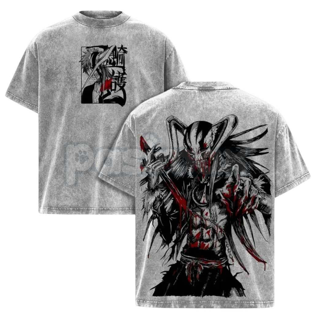 Pasimax Ichigo Hollow Form Bleach Washed T-Shirt — lifestyle context