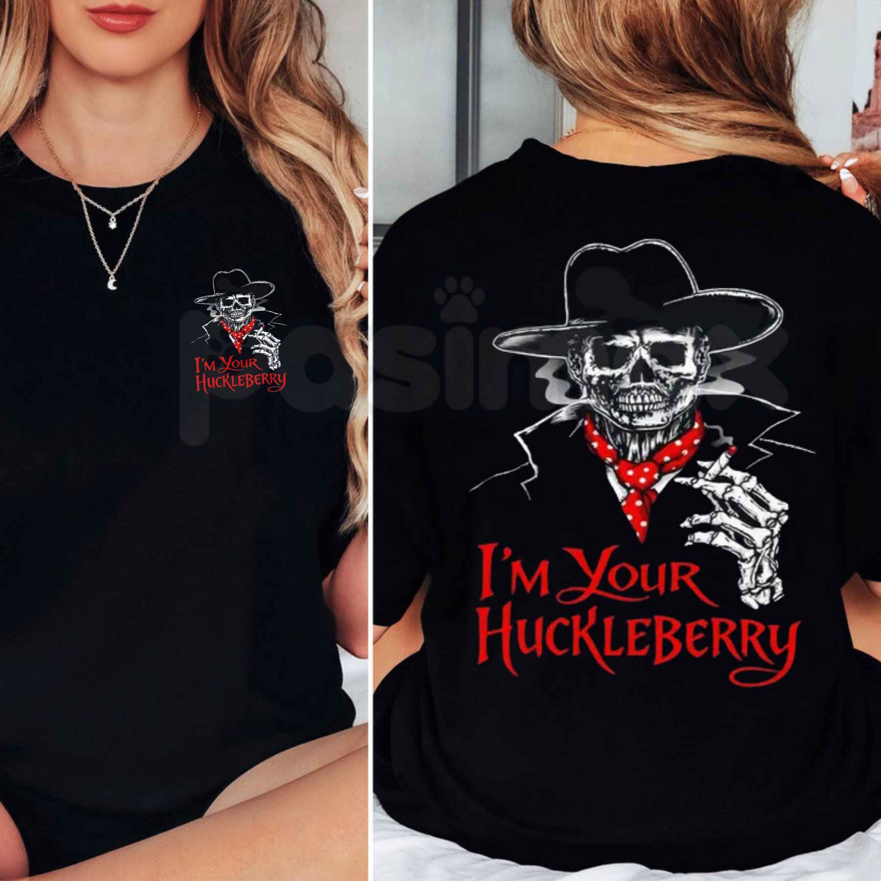 Doc Holliday Im Your Huckleberry Old West Death Dealers Collection T-Shirt – Tombstone Ghost Town Zombie Tee, Western Gothic Horror Unisex Cotton Graphic Shirt