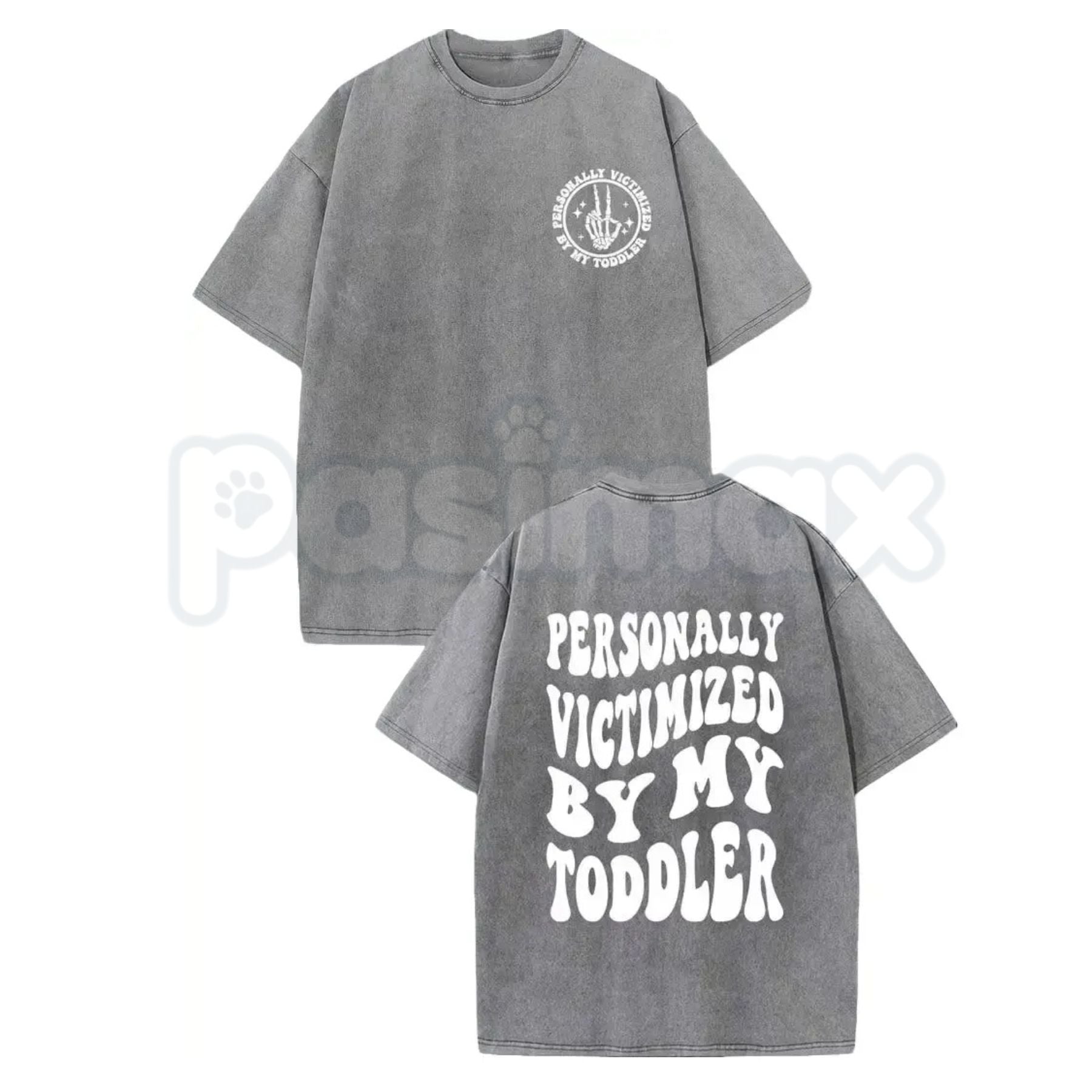 Vintage Washed Toddler Humor T-Shirt – Sarcastic Parent Life Graphic Tee, Lightweight Retro Cotton Funny Mom & Dad Streetwear