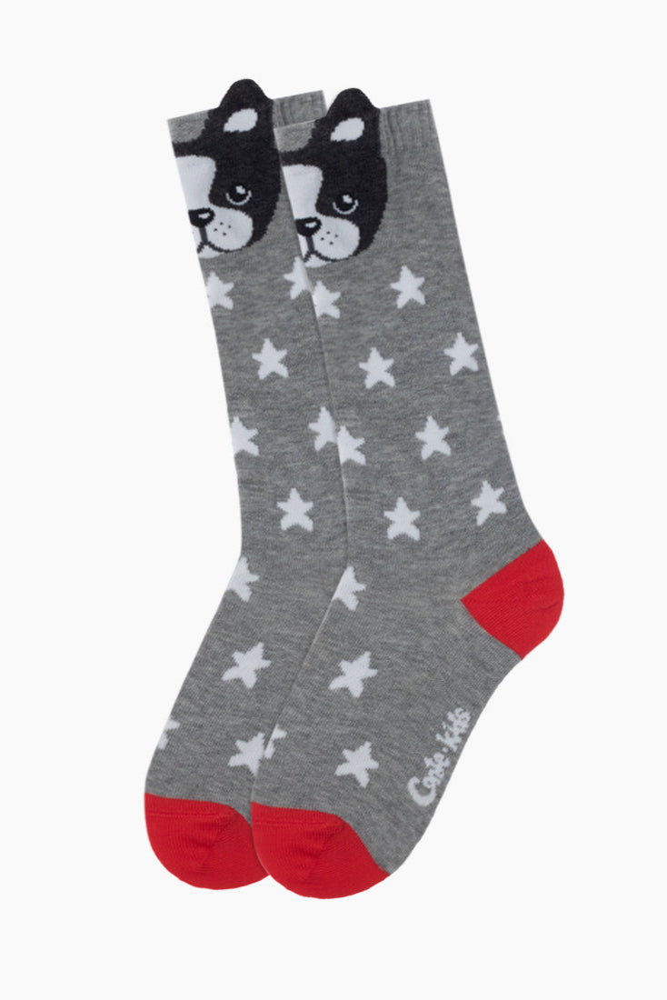 TheRanok.com Conte-Kids Cotton Knee-High Socks - Tip-Top 042 — side view