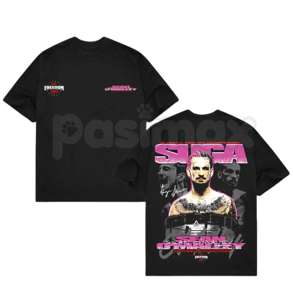UFC "Freedom 250" Sean O'Malley T-Shirt – Retro Suga Show MMA Fighter Patriotic Graphic Tee