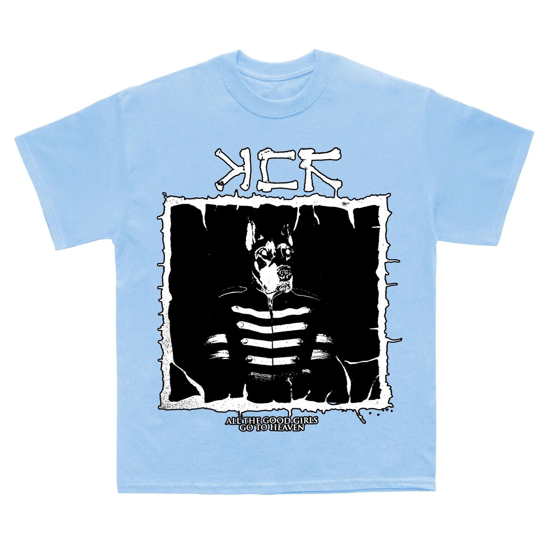 Pasimax "All The Good Girls Go To Heaven" MCR T-Shirt — detail close-up