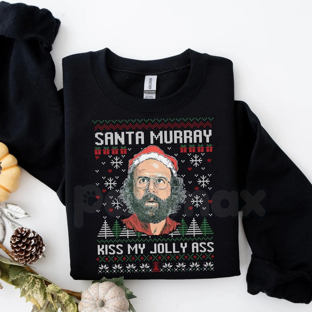 Pasimax Funny Murray Hawkins Ugly Xmas Sweatshirt | Murray Bauman Fan Jumper | Sarcastic Investigator Holiday Crewneck | Stra