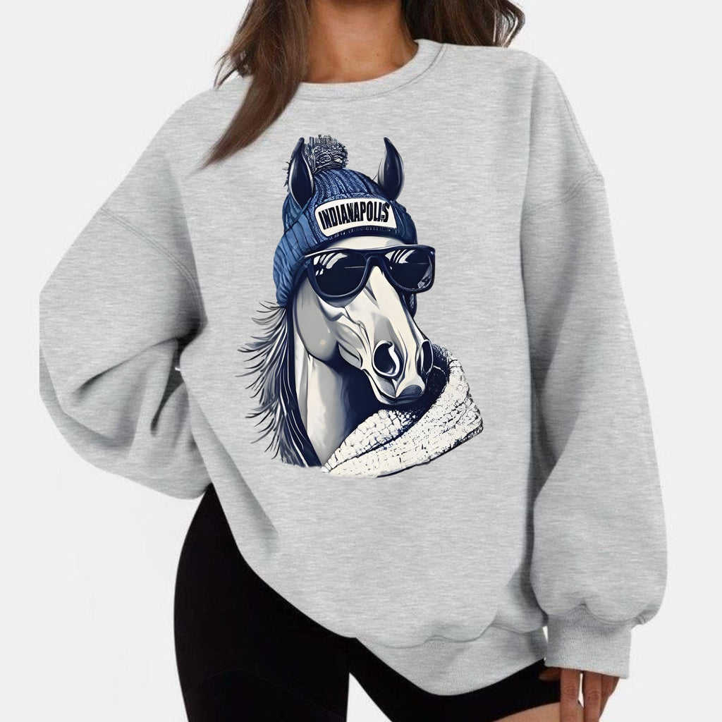 Pasimax Urban Legend Varsity Crewneck – City Sports Football Sweatshirt — side view