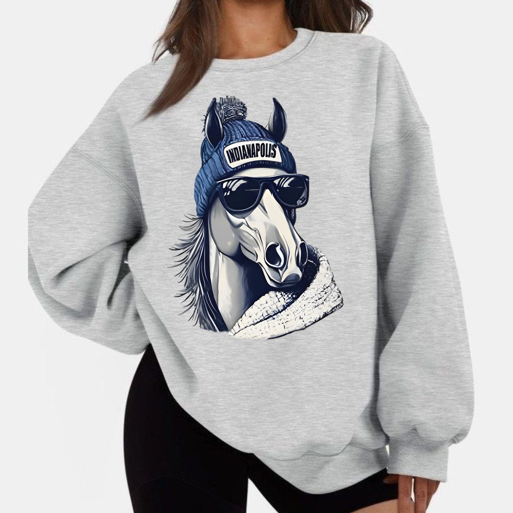 Pasimax Urban Legend Varsity Crewneck – City Sports Football Sweatshirt — side view