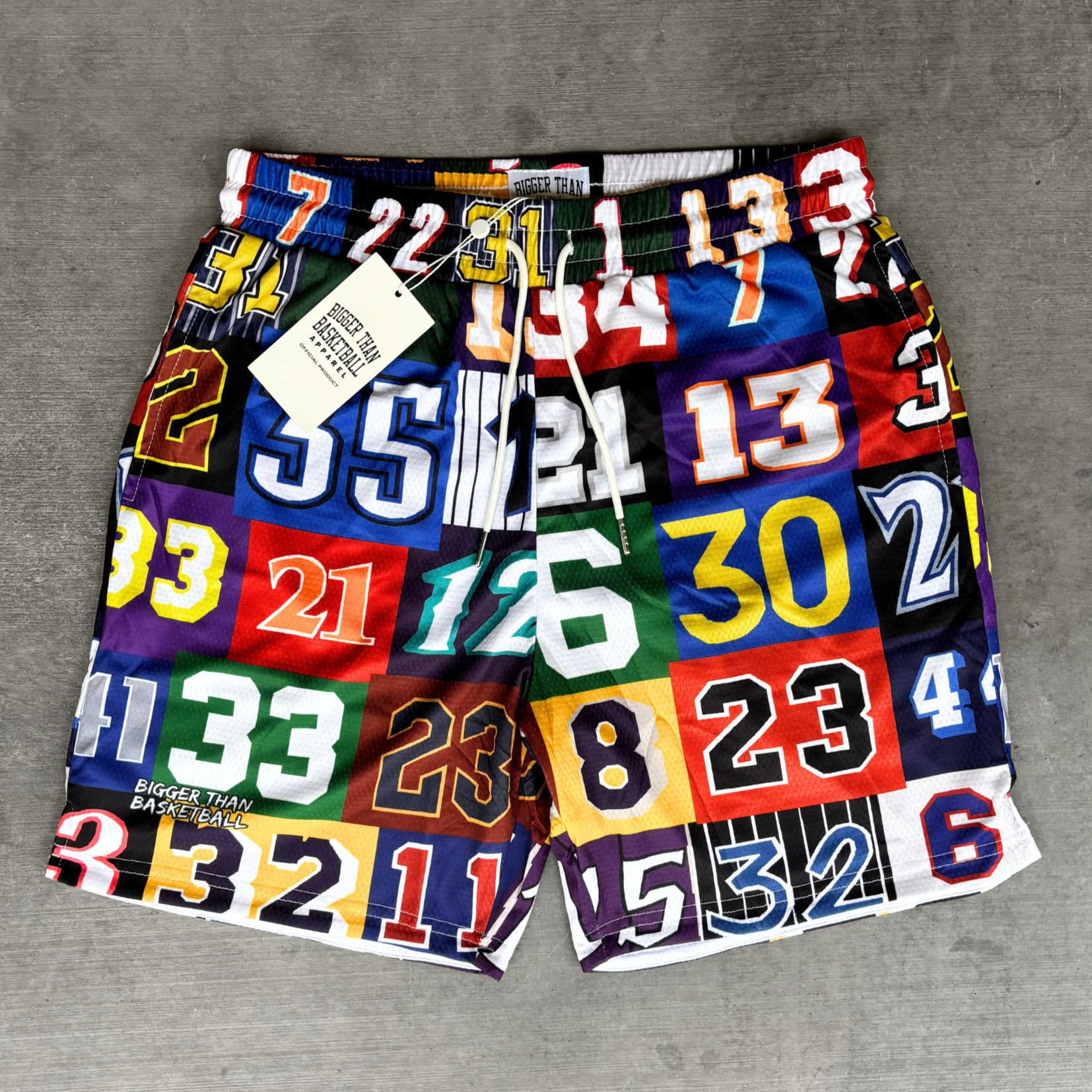 Bigger Than Basketball Hall of Fame - Shorts — construction detail