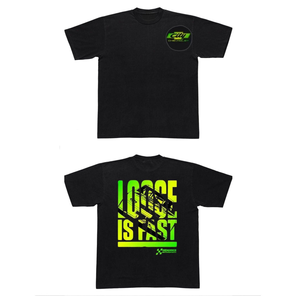 Pasimax "Loose Is Fast" Vintage T-Shirt — detail close-up