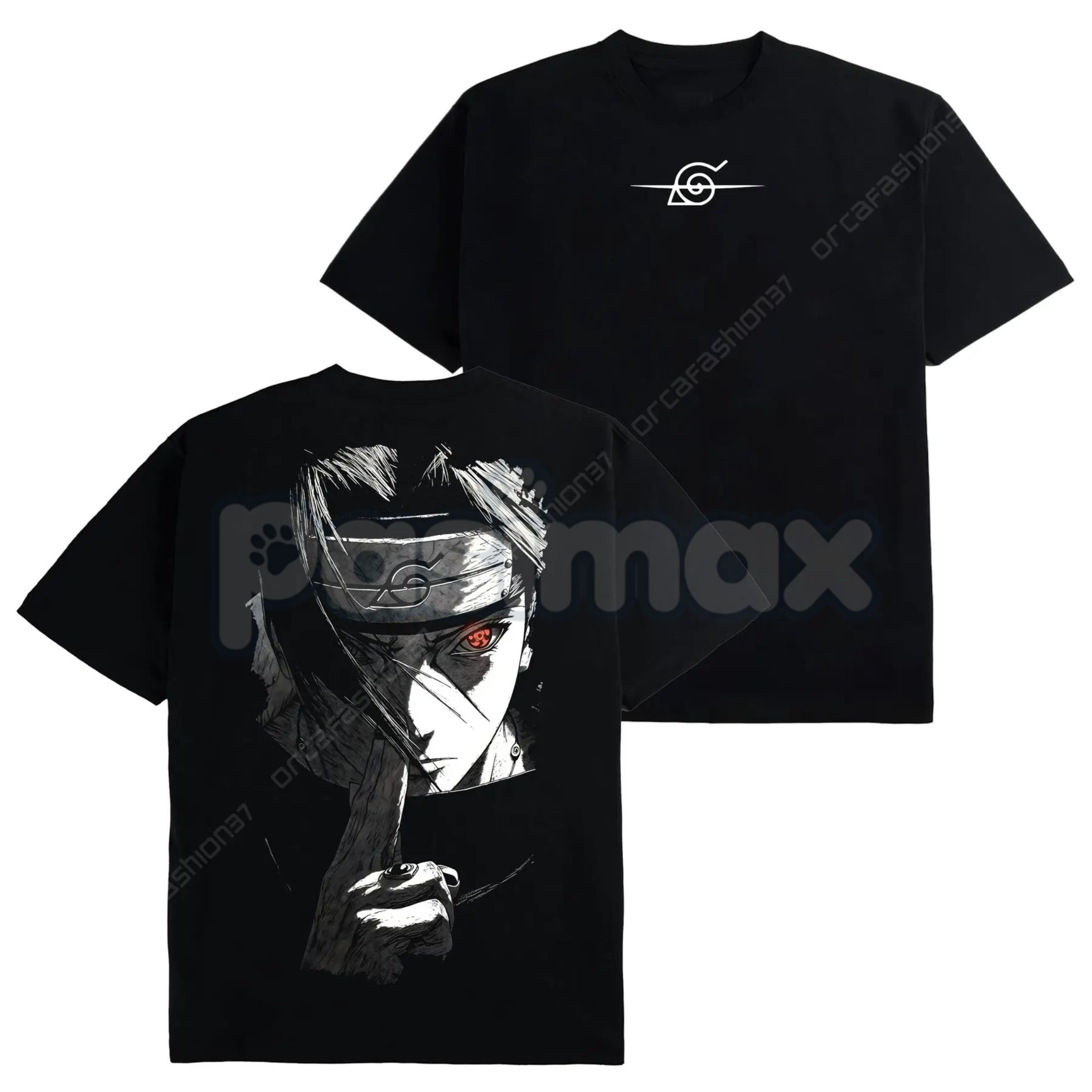 Pasimax Uchiha Itachi Akatsuki – Naruto Shippuden Hoodie, T-Shirt & Sweatshirt Merch — detail close-up