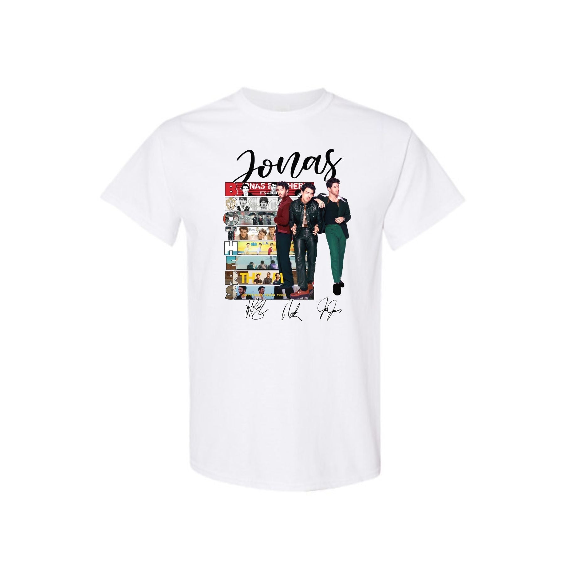 Pasimax Jonas Brothers Fan T-Shirt — lifestyle context