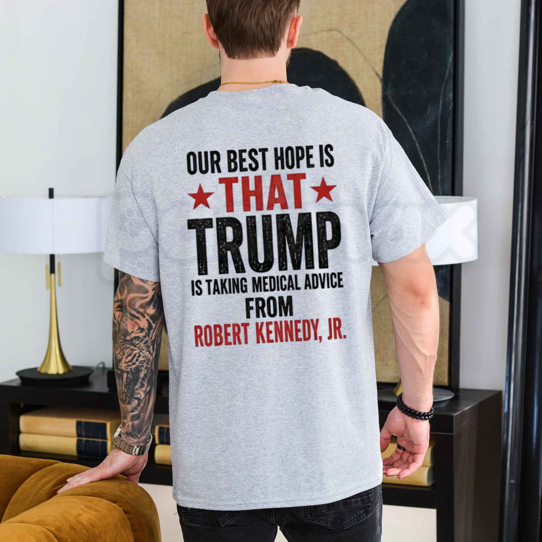 Trump Political Humor Tee For Men Women – Conservative Sarcastic Graphic Shirt, Funny Election Rally Republican Gift Unisex Cotton Top