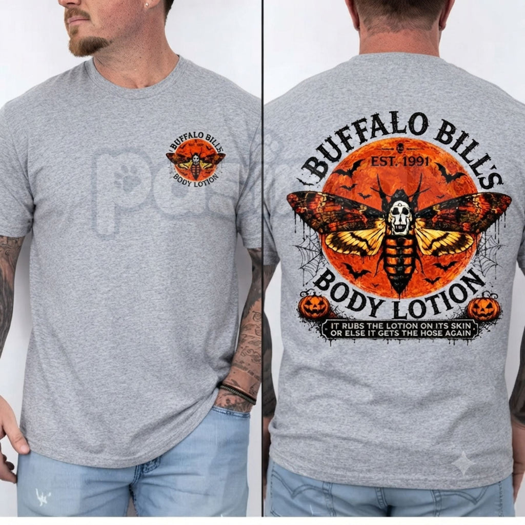 Silence Of The Lambs Buffalo Shirt – Hannibal Lecter Graphic Tee, Vintage Halloween Horror Movie Unisex T-Shirt