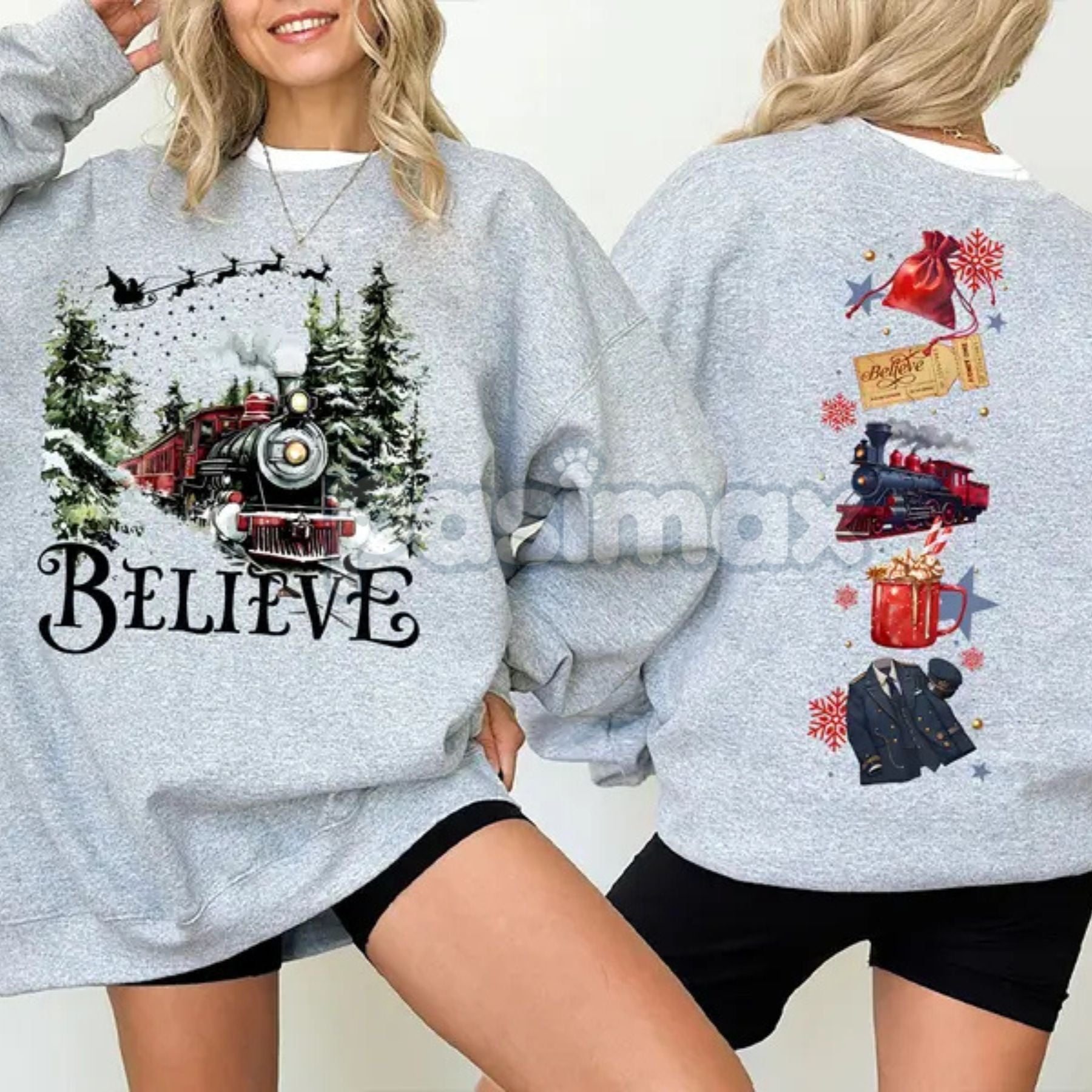 Pasimax Polar Express 2 Sides Sweatshirt — lifestyle context