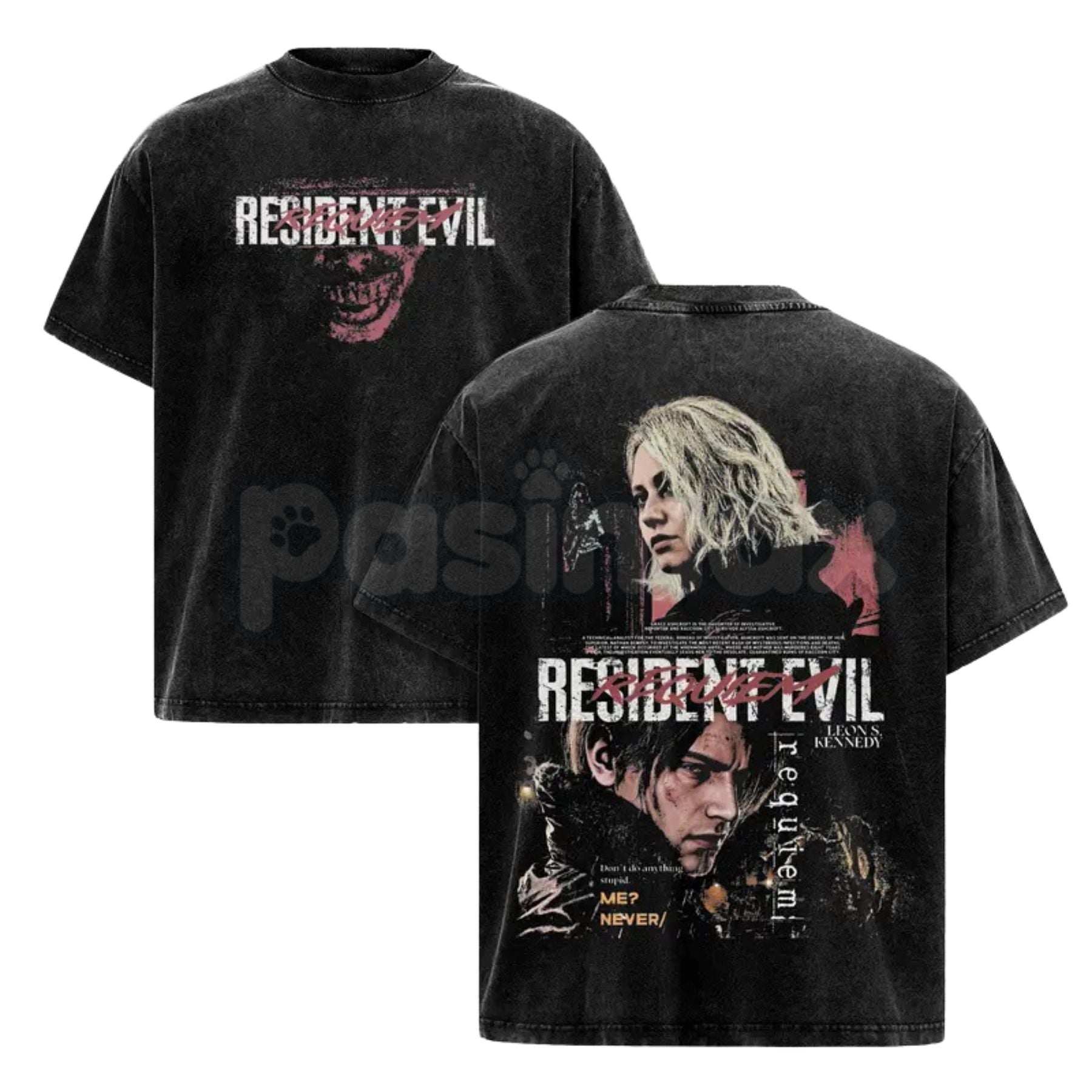 Pasimax Leon S. Kennedy Operative Tee — detail close-up