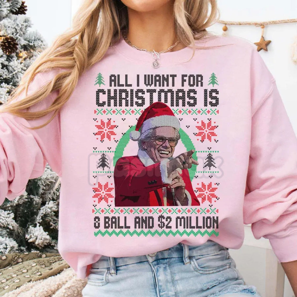 Pasimax Baby Billy Freeman 'Running in the Halls' Christmas Sweatshirt | Righteous Gemstones Musical Moments Jumper | Ironic 