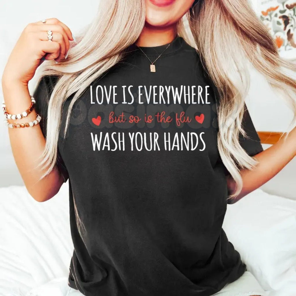 Pasimax Nurse Valentine’s Day T-Shirt - Cute Registered Nurse Heart Graphic Tee, Nursing Student Holiday Shirt, Medical Profe