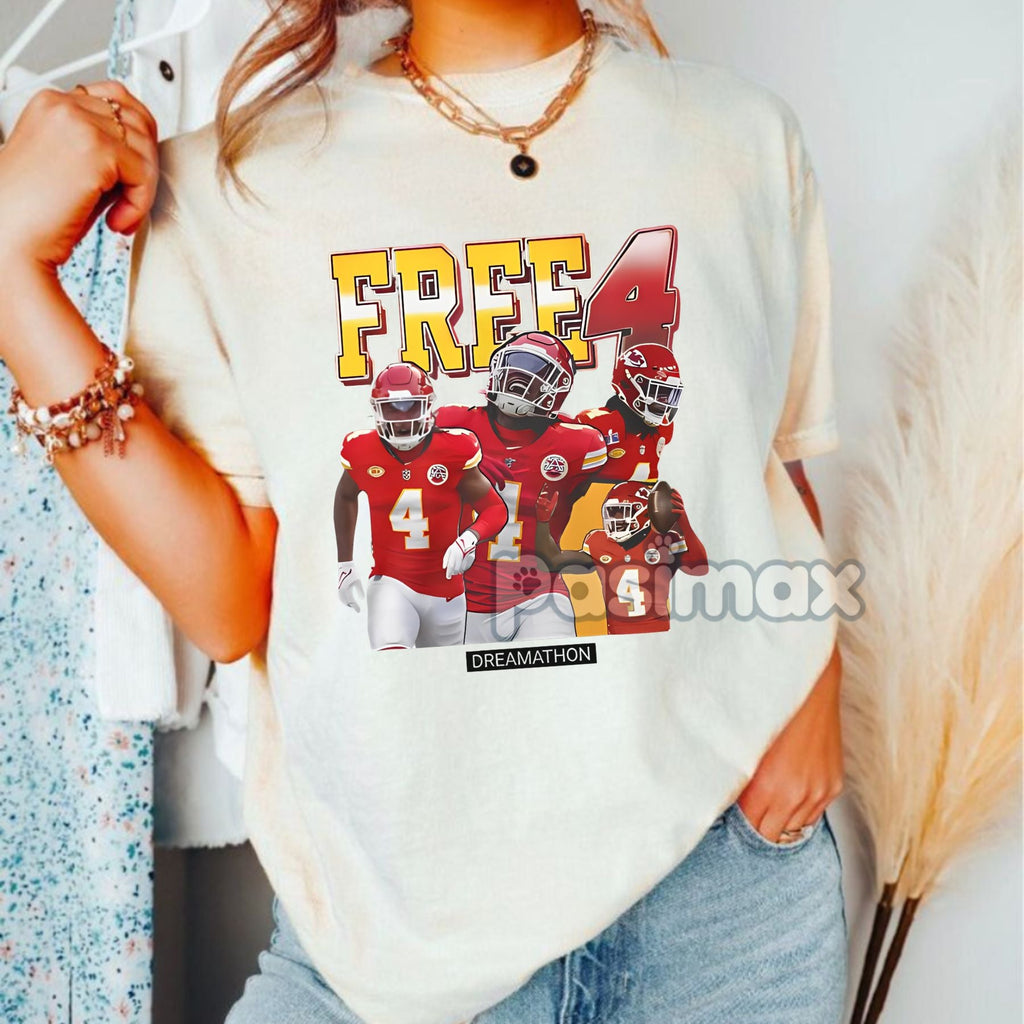 Pasimax Free 4 Dreamathon T-Shirt — detail close-up