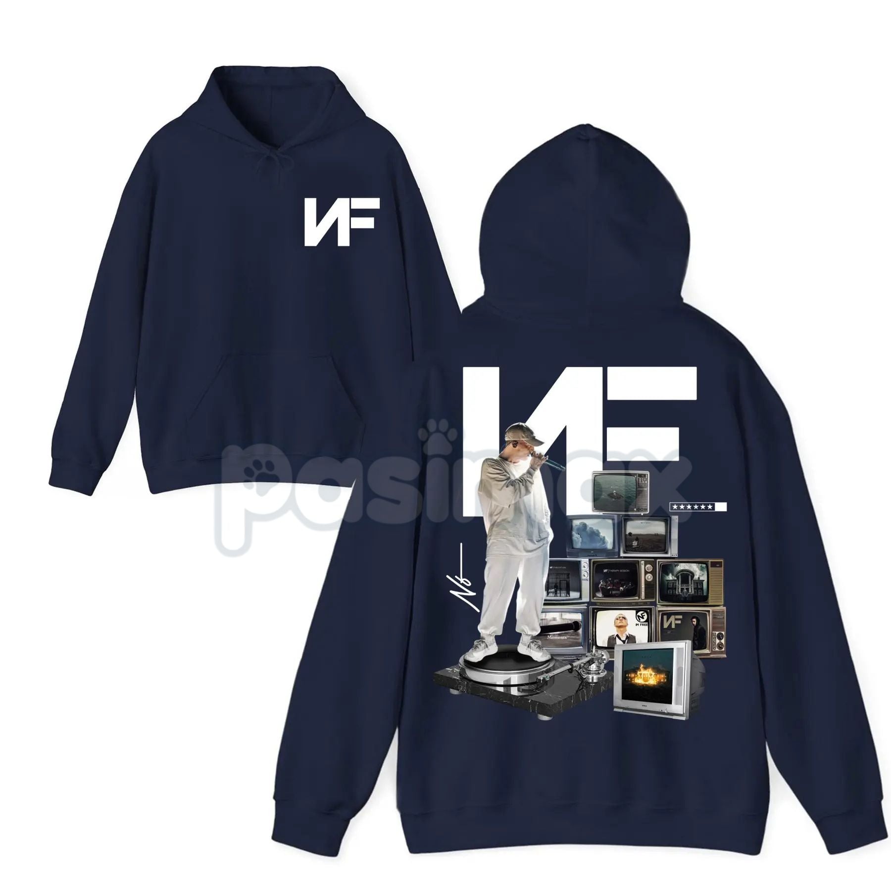 Pasimax New Album 2025 Hoodie – Commemorative Music Release Pullover, Fan Apparel & Concert Merch, Unisex — detail close-up